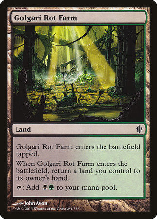 Golgari Rot Farm [Commander 2013] | Cards and Coasters CA