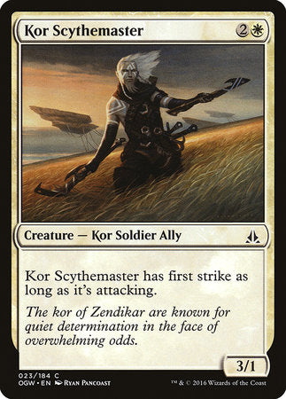 Kor Scythemaster [Oath of the Gatewatch] | Cards and Coasters CA