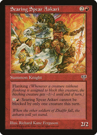 Searing Spear Askari [Mirage] | Cards and Coasters CA