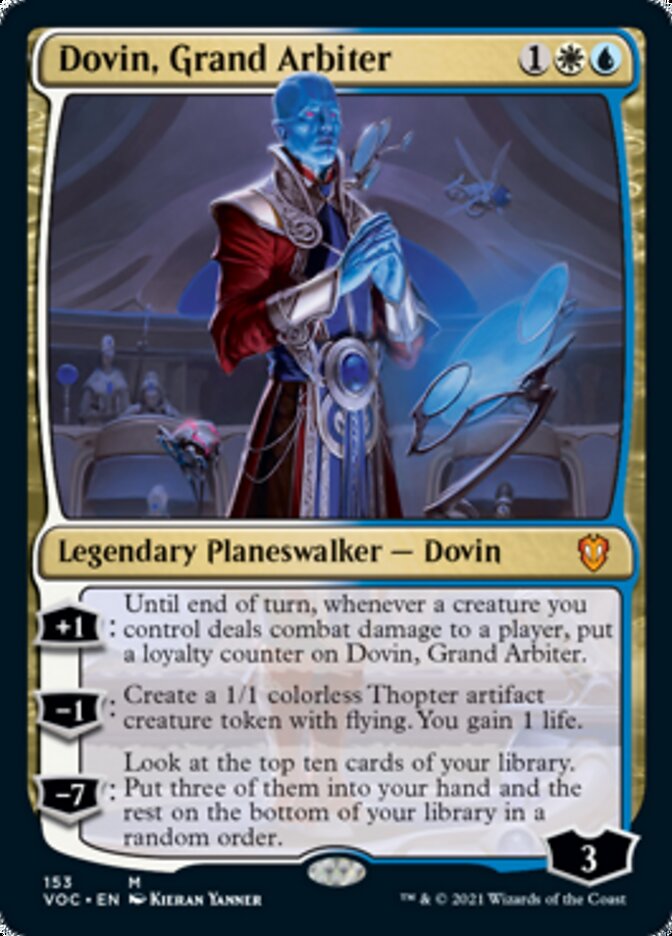 Dovin, Grand Arbiter [Innistrad: Crimson Vow Commander] | Cards and Coasters CA