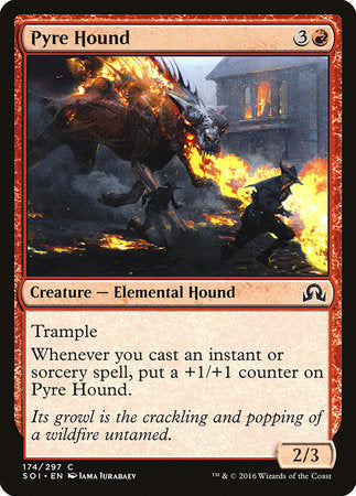 Pyre Hound [Shadows over Innistrad] | Cards and Coasters CA