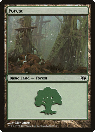 Forest (29) [Duel Decks: Garruk vs. Liliana] | Cards and Coasters CA