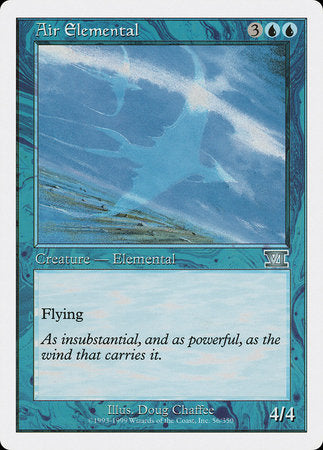 Air Elemental [Classic Sixth Edition] | Cards and Coasters CA