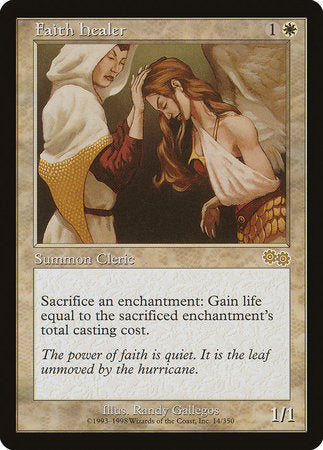 Faith Healer [Urza's Saga] | Cards and Coasters CA