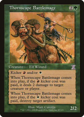 Thornscape Battlemage [Time Spiral Timeshifted] | Cards and Coasters CA