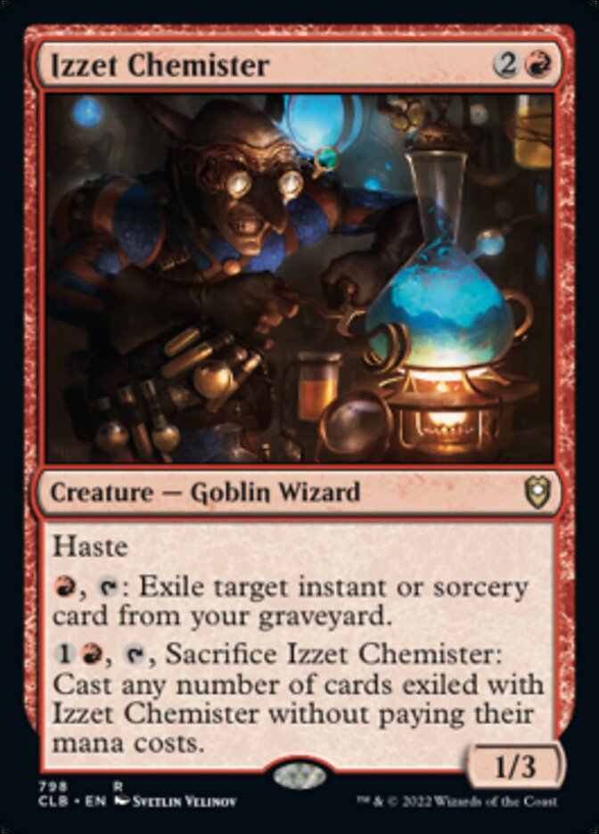 Izzet Chemister [Commander Legends: Battle for Baldur's Gate] | Cards and Coasters CA