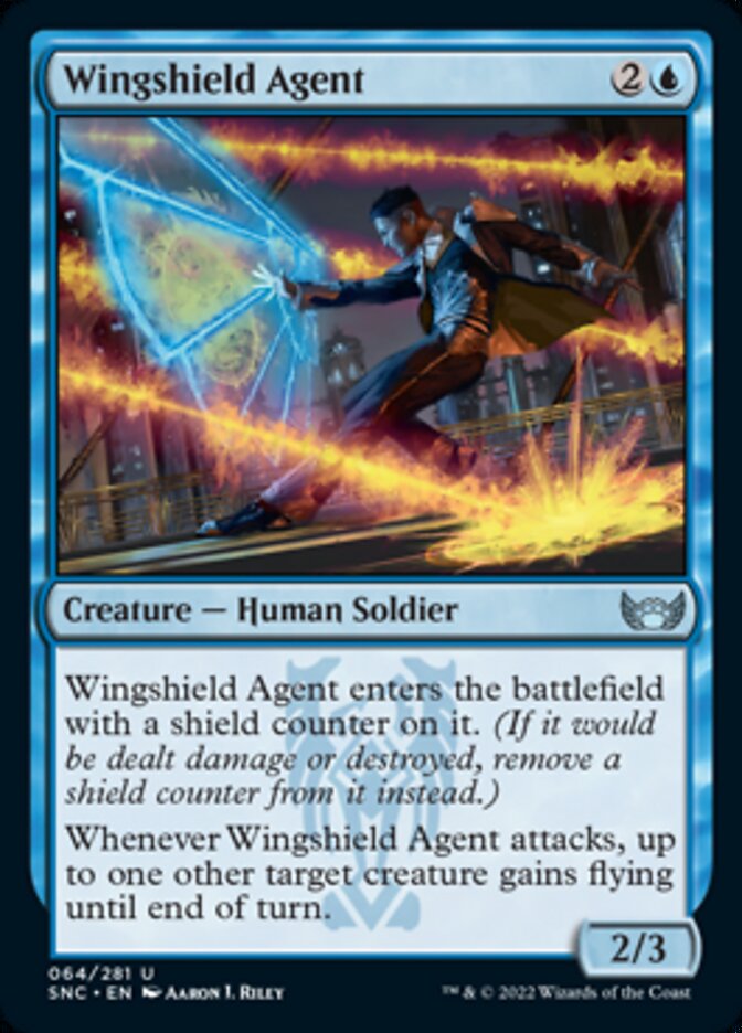 Wingshield Agent [Streets of New Capenna] | Cards and Coasters CA