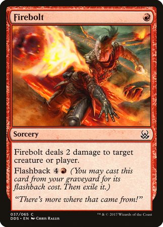Firebolt [Duel Decks: Mind vs. Might] | Cards and Coasters CA