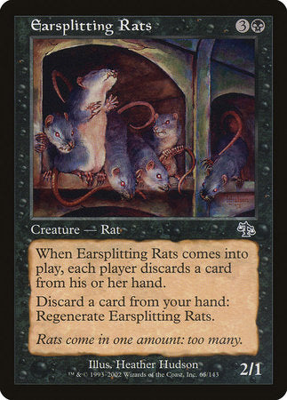 Earsplitting Rats [Judgment] | Cards and Coasters CA