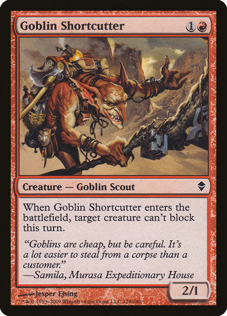 Goblin Shortcutter [Zendikar] | Cards and Coasters CA