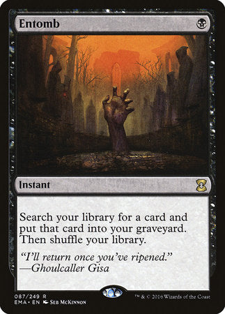 Entomb [Eternal Masters] | Cards and Coasters CA