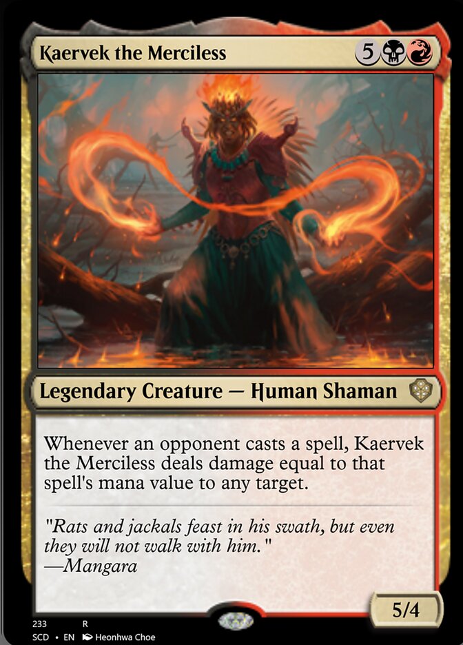 Kaervek the Merciless [Starter Commander Decks] | Cards and Coasters CA