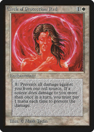 Circle of Protection: Red [Limited Edition Beta] | Cards and Coasters CA