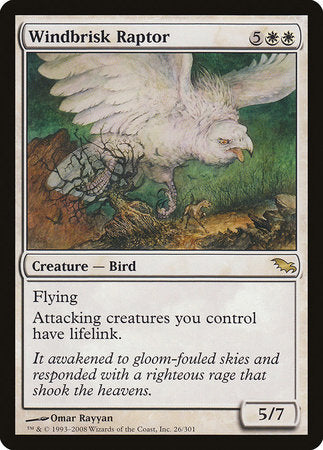 Windbrisk Raptor [Shadowmoor] | Cards and Coasters CA