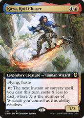 Kaza, Roil Chaser (Extended Art) [Zendikar Rising] | Cards and Coasters CA