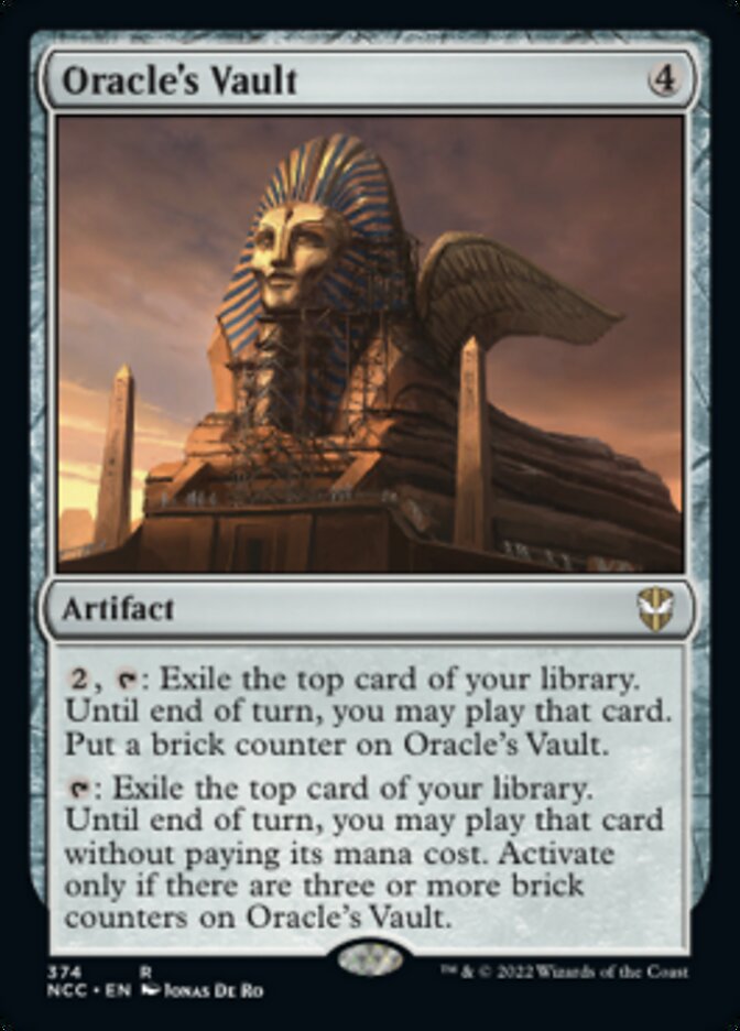 Oracle's Vault [Streets of New Capenna Commander] | Cards and Coasters CA