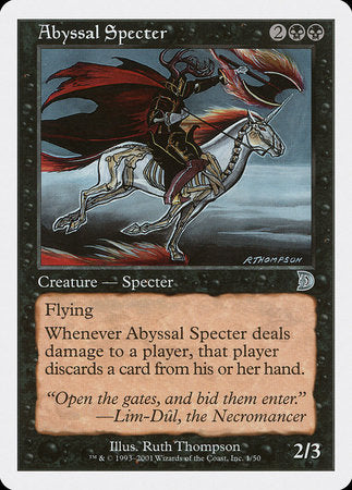 Abyssal Specter [Deckmasters] | Cards and Coasters CA