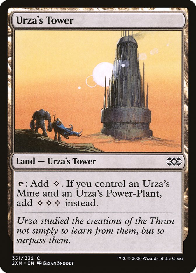 Urza's Tower [Double Masters] | Cards and Coasters CA