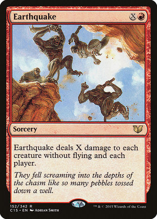 Earthquake [Commander 2015] | Cards and Coasters CA