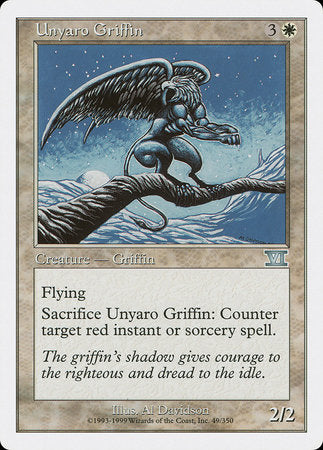 Unyaro Griffin [Classic Sixth Edition] | Cards and Coasters CA