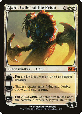 Ajani, Caller of the Pride [Magic 2013] | Cards and Coasters CA