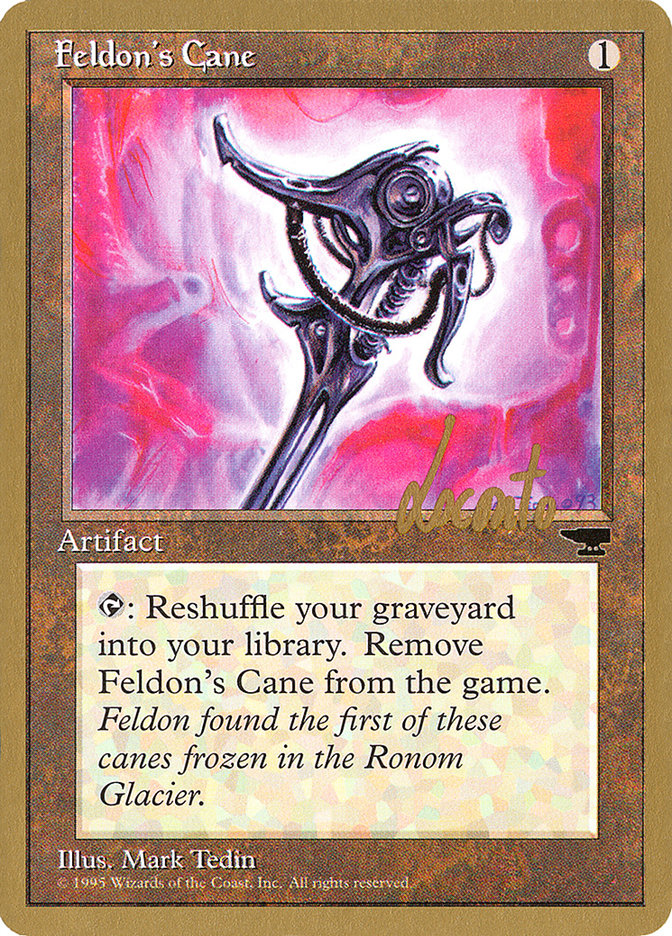 Feldon's Cane (Michael Loconto) [Pro Tour Collector Set] | Cards and Coasters CA