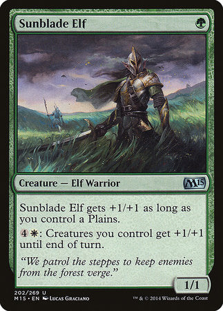 Sunblade Elf [Magic 2015] | Cards and Coasters CA