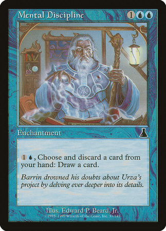 Mental Discipline [Urza's Destiny] | Cards and Coasters CA