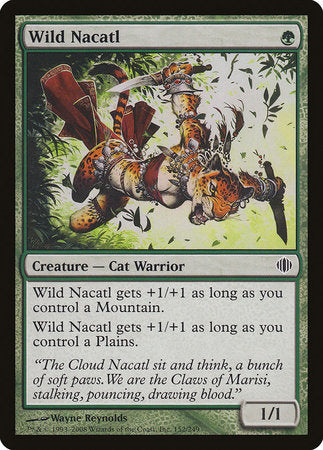 Wild Nacatl [Shards of Alara] | Cards and Coasters CA