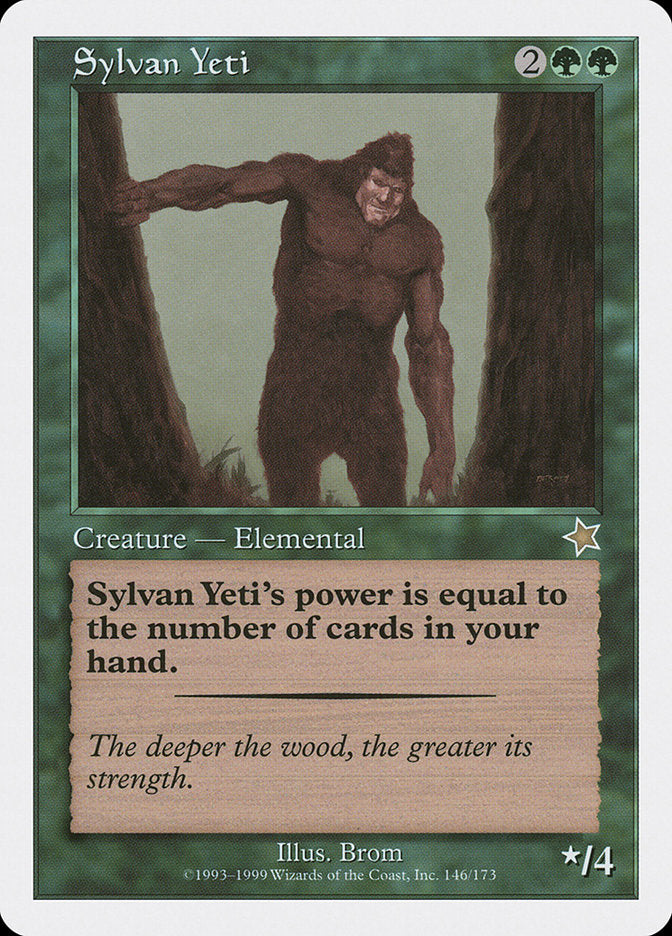 Sylvan Yeti [Starter 1999] | Cards and Coasters CA