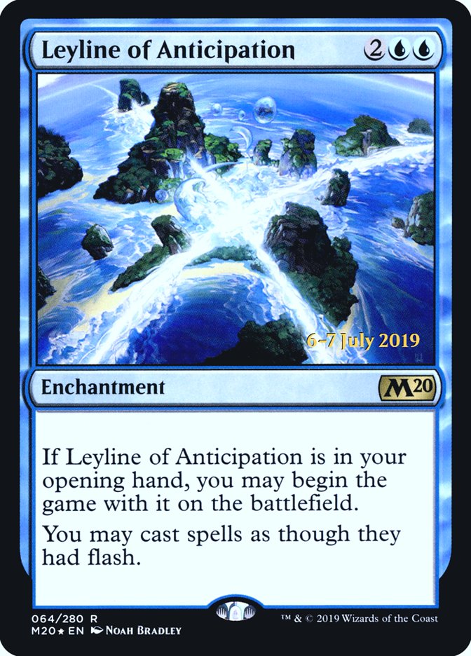 Leyline of Anticipation  [Core Set 2020 Prerelease Promos] | Cards and Coasters CA