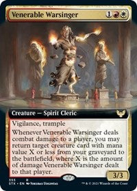 Venerable Warsinger (Extended) [Strixhaven: School of Mages] | Cards and Coasters CA