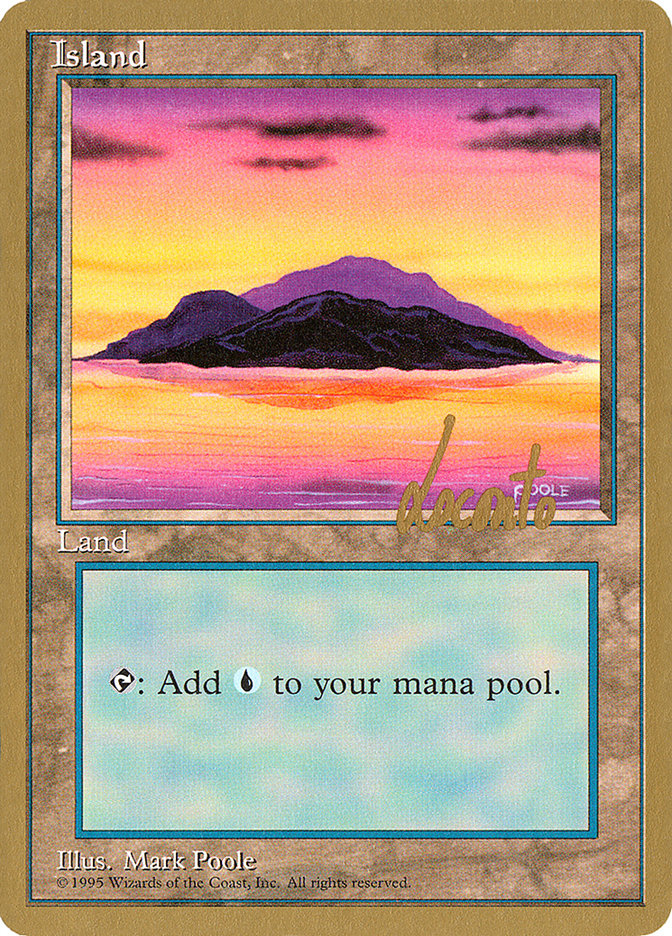 Island (ml368) (Michael Loconto) [Pro Tour Collector Set] | Cards and Coasters CA