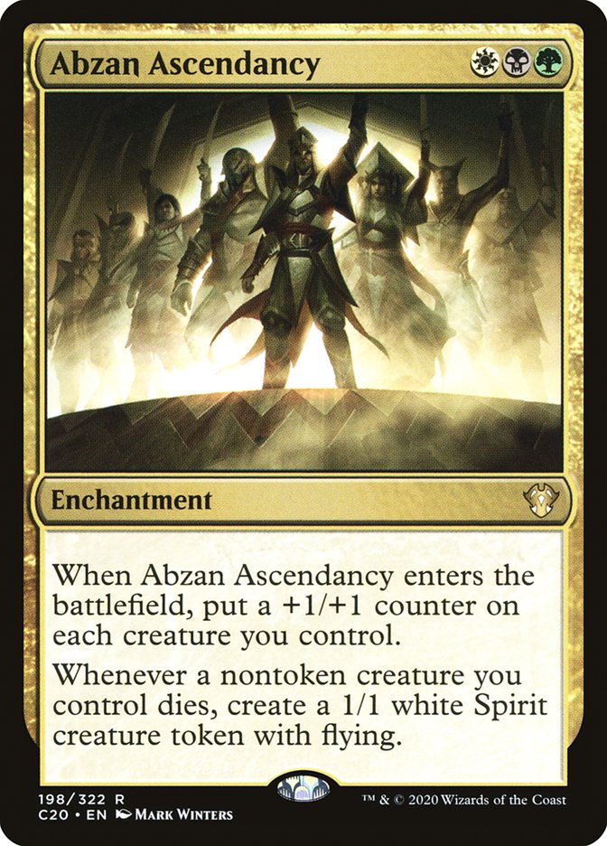 Abzan Ascendancy [Commander 2020] | Cards and Coasters CA