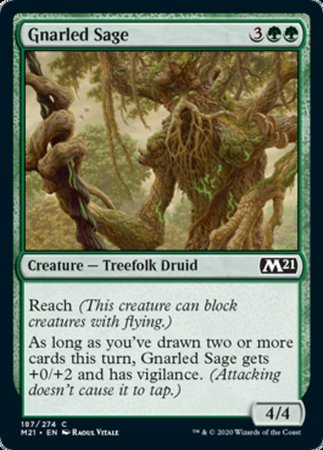 Gnarled Sage [Core Set 2021] | Cards and Coasters CA
