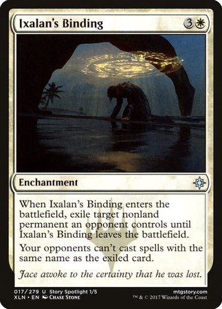 Ixalan's Binding [Ixalan] | Cards and Coasters CA