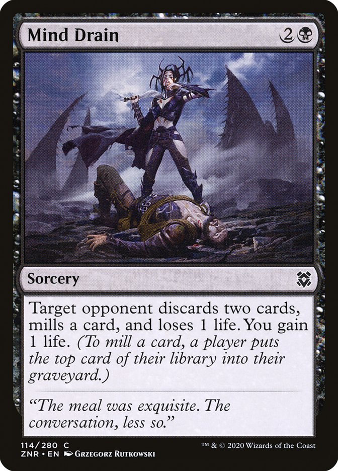 Mind Drain [Zendikar Rising] | Cards and Coasters CA