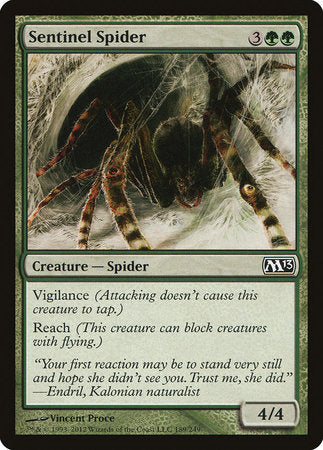 Sentinel Spider [Magic 2013] | Cards and Coasters CA