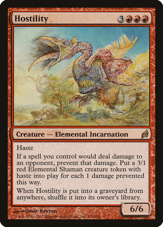 Hostility [Lorwyn] | Cards and Coasters CA
