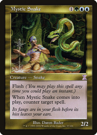 Mystic Snake [Time Spiral Timeshifted] | Cards and Coasters CA