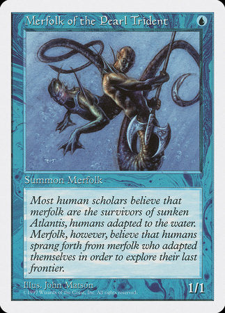 Merfolk of the Pearl Trident [Fifth Edition] | Cards and Coasters CA