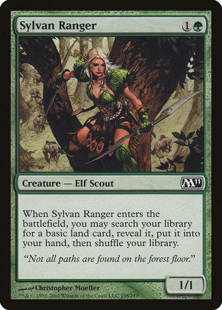 Sylvan Ranger [Magic 2011] | Cards and Coasters CA