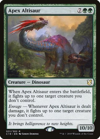 Apex Altisaur [Commander 2019] | Cards and Coasters CA