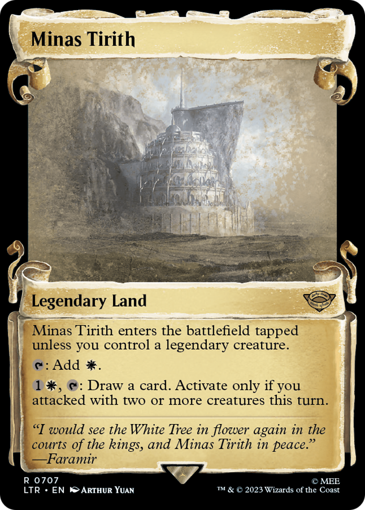 Minas Tirith [The Lord of the Rings: Tales of Middle-Earth Showcase Scrolls] | Cards and Coasters CA