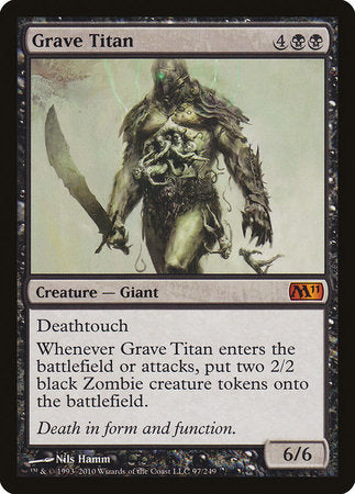 Grave Titan [Magic 2011] | Cards and Coasters CA