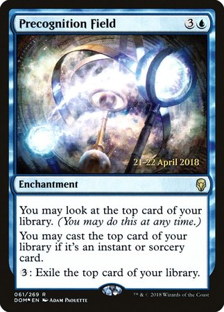 Precognition Field [Dominaria Promos] | Cards and Coasters CA