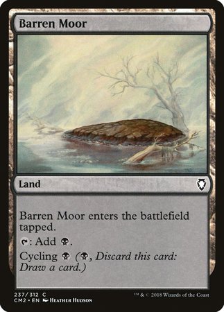 Barren Moor [Commander Anthology Volume II] | Cards and Coasters CA