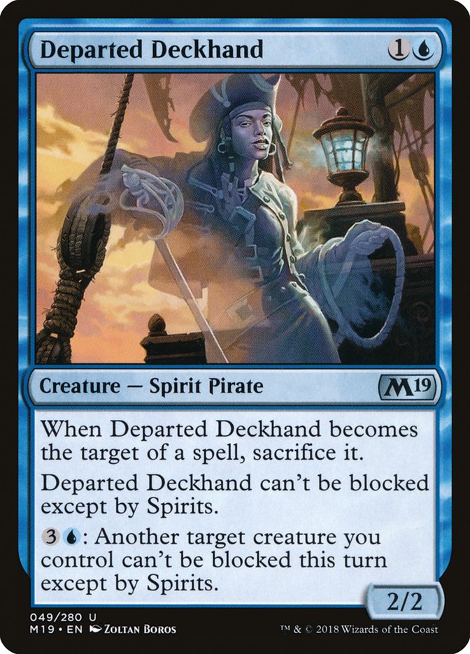 Departed Deckhand [Core Set 2019] | Cards and Coasters CA