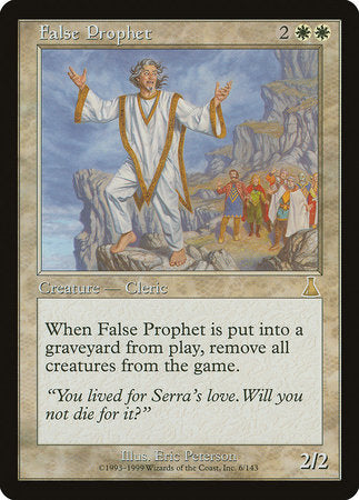 False Prophet [Urza's Destiny] | Cards and Coasters CA