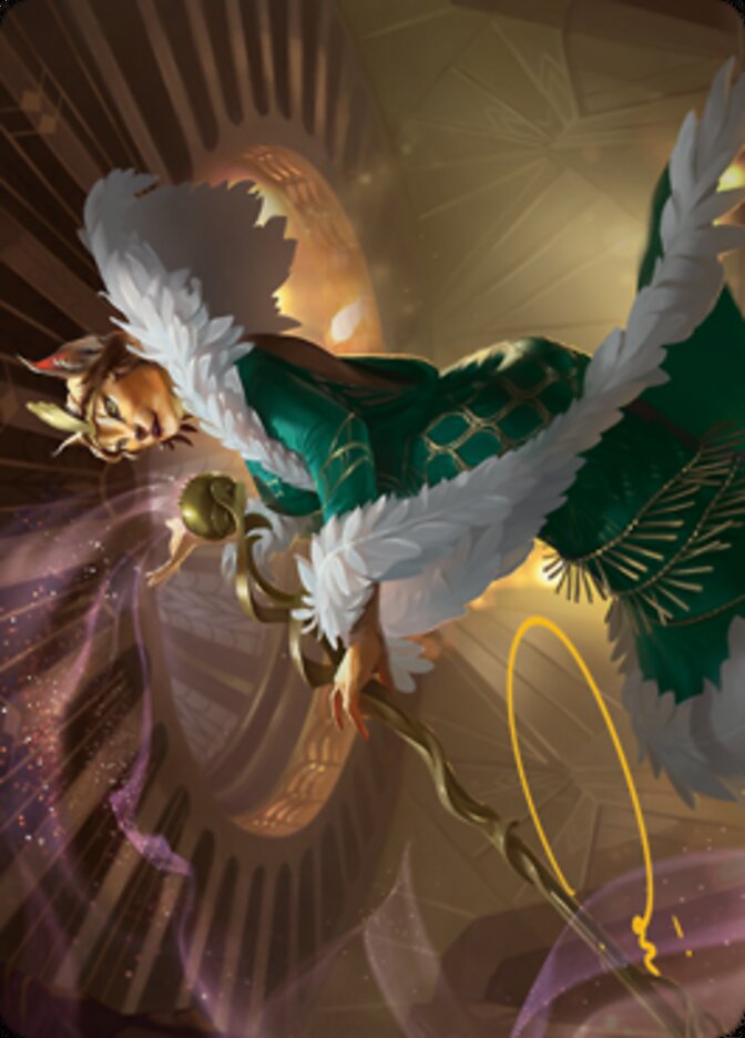 Kitt Kanto, Mayhem Diva Art Card (Gold-Stamped Signature) [Streets of New Capenna Art Series] | Cards and Coasters CA